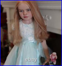 40 Finished Reborn Doll Lifelike Pretty Toddler Girl Painted Colectible DIY Toy