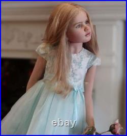 40 Finished Reborn Doll Lifelike Pretty Toddler Girl Painted Colectible DIY Toy