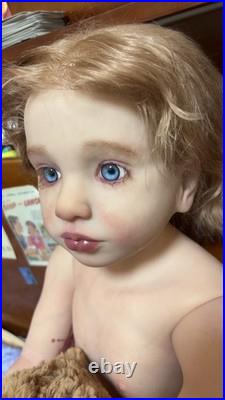40 Lifelike Reborn Dolls Toddler Boy Aloenka Painted Kit Rooted Short Hair Gift