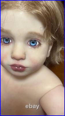 40 Lifelike Reborn Dolls Toddler Boy Aloenka Painted Kit Rooted Short Hair Gift