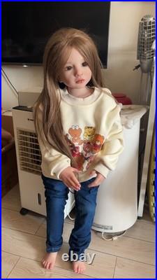 40 Realistic Toddler Girl Reborn Doll Kit Art Doll Rooted Hair Unassembled Gift 40 Realistic Toddler Girl Reborn Doll Kit Art Doll Rooted Hair Unassembled Gift