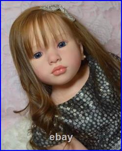40 Unfinished Reborn Doll Kits Princess Toddler Rooted Hair Christmas DIY Gifts