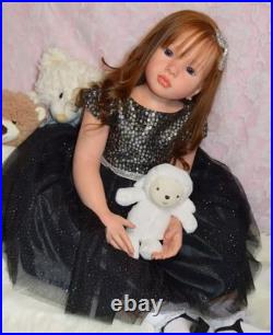 40 Unfinished Reborn Doll Kits Princess Toddler Rooted Hair Christmas DIY Gifts