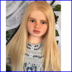 40in Huge Toddler Girl Reborn Doll Painted Kits +Cloth Body Connectors Gabriella