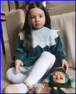 40in Realistic Handmade Reborn Doll Toddler Aloenka Rooted Hair Unassembled Gift