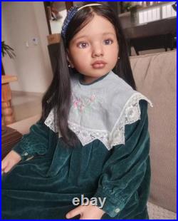 40in Realistic Handmade Reborn Doll Toddler Aloenka Rooted Hair Unassembled Gift