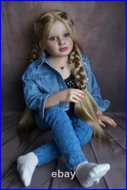 40inch Fully Assembeld Reborn Doll Rebornlove Girl Toddler DIY Toy Gift Art Doll