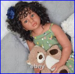 40inch Painted Unfinished Reborn Doll Kits Toddler Aloenka Rooted Hair XMAS Gift