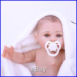 43cm Full Body Reborn Baby Doll Silicone Vinyl Newborn Girl Anatomically Correct