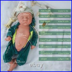 44cm Reborn doll, silicone doll, handmade, crafts, children's toys, gifts