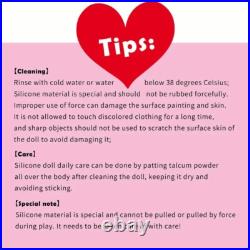 44cm Reborn doll, silicone doll, handmade, crafts, children's toys, gifts