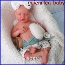 46cm silicone doll silicone reborn doll handmade whshable toys gifts crafts