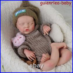 46cm silicone doll silicone reborn doll handmade whshable toys gifts crafts