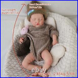 46cm silicone doll silicone reborn doll handmade whshable toys gifts crafts