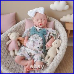 46cm silicone doll silicone reborn doll handmade whshable toys gifts crafts