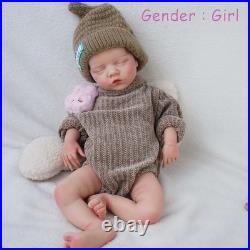 46cm silicone doll silicone reborn doll handmade whshable toys gifts crafts
