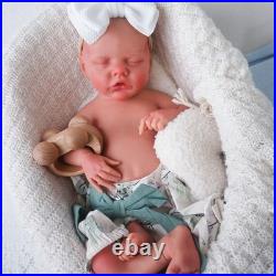 46cm silicone doll silicone reborn doll handmade whshable toys gifts crafts