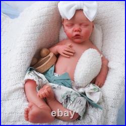 46cm silicone doll silicone reborn doll handmade whshable toys gifts crafts