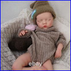 46cm silicone doll silicone reborn doll handmade whshable toys gifts crafts
