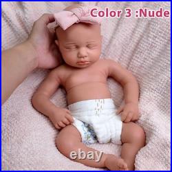 47cm silicone doll silicone reborn doll handmade whshable toys gifts crafts