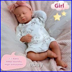47cm silicone doll silicone reborn doll handmade whshable toys gifts crafts