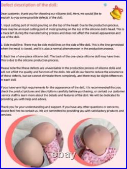 47cm silicone doll silicone reborn doll handmade whshable toys gifts crafts