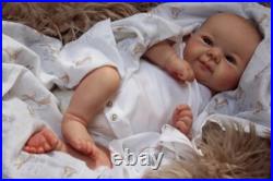 49CM Reborn Baby Doll Juliette Lifelike 3D Skin Real Touch Gift HandPainted Hair