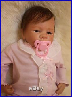 49cm/20 Handmade Lifelike Newborn Reborn Baby Soft Vinyl silicone doll/ YDK-2