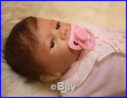 49cm/20 Handmade Lifelike Newborn Reborn Baby Soft Vinyl silicone doll/ YDK-2