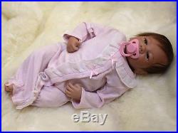 49cm/20 Handmade Lifelike Newborn Reborn Baby Soft Vinyl silicone doll/ YDK-2