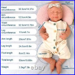 50cm silicone boy doll silicone reborn doll handmade whshable toys gifts crafts