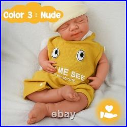 50cm silicone boy doll silicone reborn doll handmade whshable toys gifts crafts