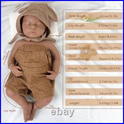 52cm Reborn doll, silicone doll, handmade, crafts, children's toys, gifts