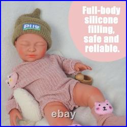 52cm silicone doll silicone reborn doll handmade whshable toys gifts crafts