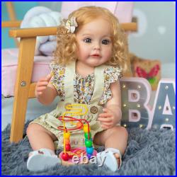 55CM Realistic Reborn Baby Doll Newborn Lifelike Silicone Girl Toddler Full Body