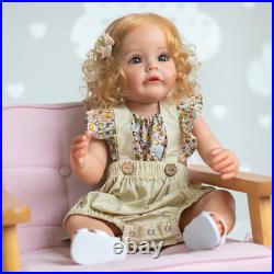 55CM Realistic Reborn Baby Doll Newborn Lifelike Silicone Girl Toddler Full Body