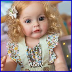 55CM Realistic Reborn Baby Doll Newborn Lifelike Silicone Girl Toddler Full Body