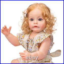 55CM Realistic Reborn Baby Doll Newborn Lifelike Silicone Girl Toddler Full Body