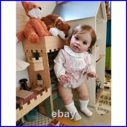 66CM Already Painted Finished Doll Reborn Toddler Pippa Huge Baby Dolls Handmade