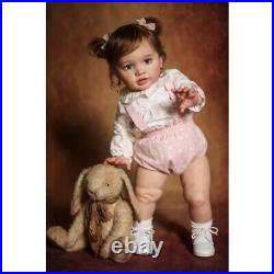 66CM Already Painted Finished Doll Reborn Toddler Pippa Huge Baby Dolls Handmade