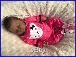 AA Ethnic Biracial Reborn Baby Doll Gemma By Donna Rubert