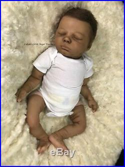 AA Ethnic Biracial Reborn Doll Realborn Kase Asleep Limited Edition #201/1500