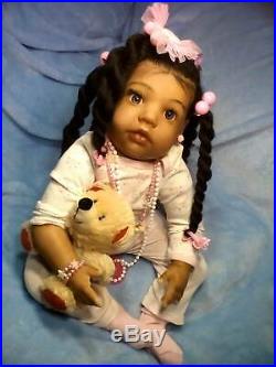 (AA), Ethnic Realistic Baby Girl Doll, Lillian