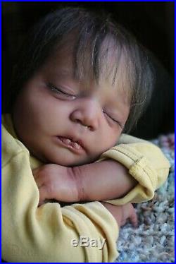 AA black Reborn baby lifelike art doll Johanna prototype Quality SOLD OUT Cute