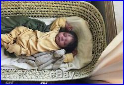 AA black Reborn baby lifelike art doll Johanna prototype Quality SOLD OUT Cute