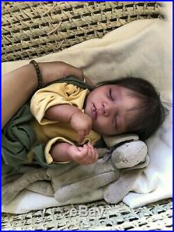 AA black Reborn baby lifelike art doll Johanna prototype Quality SOLD OUT Cute