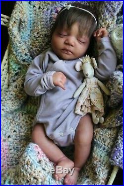 AA black Reborn baby lifelike art doll Johanna prototype Quality SOLD OUT Cute