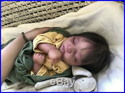 AA black Reborn baby lifelike art doll Johanna prototype Quality SOLD OUT Cute