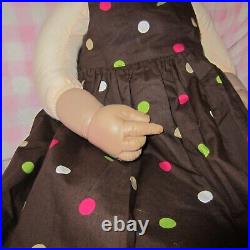 ADG Reborn Doll Sandy Open Mouth Smiling Weighted Realistic Cloth Body 22in