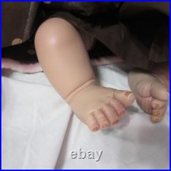 ADG Reborn Doll Sandy Open Mouth Smiling Weighted Realistic Cloth Body 22in